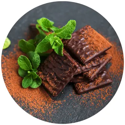 Emotion Candle mit echtem, natürlichen Düften wie Schokominz Duft.